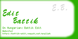 edit battik business card